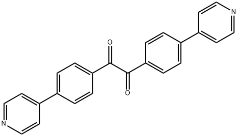 1,2-bis(4-(4-pyridyl)-phenyl)ethane-1,2-dione Struktur