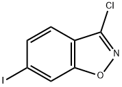 1,2-Benzisoxazole, 3-chloro-6-iodo- Struktur