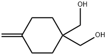 1-(hydroxymethyl)-4-methylidenecyclohexyl]methanol Struktur