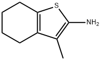 3-methyl-4,5,6,7-tetrahydro-1-benzothiophen-2-amine Struktur