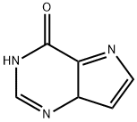 4H-Pyrrolo[3,2-d]pyrimidin-4-one, 3,7a-dihydro- Struktur