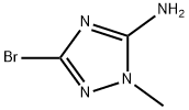 1H-1,2,4-Triazol-5-amine, 3-bromo-1-methyl- Struktur