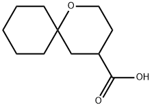 1-Oxaspiro[5.5]undecane-4-carboxylic acid Struktur