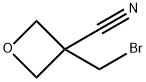 3-(Bromomethyl)oxetane-3-carbonitrile Struktur