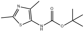 tert-butyl N-(dimethyl-1,3-thiazol-5-yl)carbamate Struktur