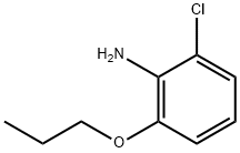 Benzenamine, 2-chloro-6-propoxy- Struktur