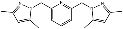 2,6-bis((3,5-dimethyl-1H-pyrazol-1-yl)methyl)pyridine Struktur