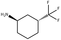 (1R,3R)-3-Trifluoromethyl-cyclohexylamine Struktur