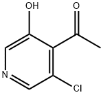 1-(3-chloro-5-hydroxypyridin-4-yl)ethanone Struktur