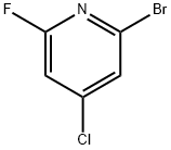 2-bromo-4-chloro-6-fluoropyridine Struktur