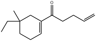 1-(5-Ethyl-5-methyl-1-cyclohexen-1-yl)-4-penten-1-one Struktur