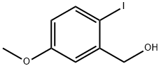 Benzenemethanol, 2-iodo-5-methoxy- Struktur