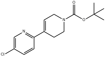 tert-butyl 4-(5-chloropyridin-2-yl)-3,6-dihydro-2H-pyridine-1-carboxylate Struktur