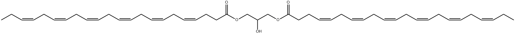 1,3-Didocosahexaenoyl Glycerol Struktur