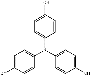 4,4'-((4-bromophenyl)azanediyl)diphenol Struktur