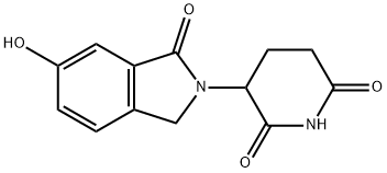 3-(6-hydroxy-1-oxoisoindolin-2-yl)piperidine-2,6-dione Struktur