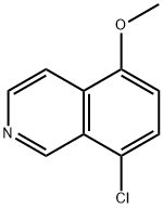 Isoquinoline, 8-chloro-5-methoxy- Struktur