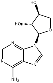 3,4-Furandiol, 2-(6-amino-9H-purin-9-yl)tetrahydro-, (2R,3R,4S)- Struktur