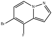 Pyrazolo[1,5-a]pyridine, 5-bromo-4-fluoro- Struktur