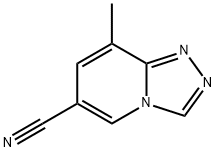 8-methyl-[1,2,4]triazolo[4,3-a]pyridine-6-carbonitrile Struktur