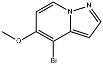 Pyrazolo[1,5-a]pyridine, 4-bromo-5-methoxy- Struktur