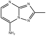 2-Methyl-[1,2,4]triazolo[1,5-a]pyrimidin-7-amine Struktur