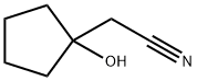 2-(1-hydroxycyclopentyl)acetonitrile Struktur