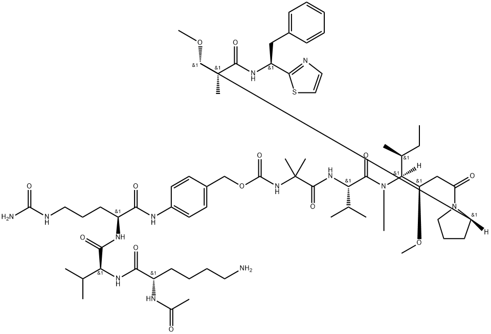 AcLys-PABC-VC-Aur0101 Struktur