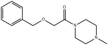 2-(Benzyloxy)-1-(4-methylpiperazin-1-yl)ethanone Struktur