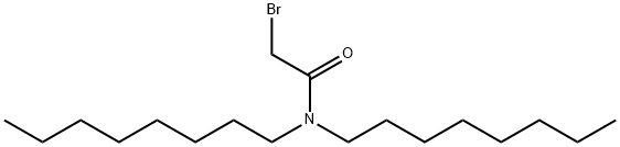 Acetamide, 2-bromo-N,N-dioctyl- Struktur