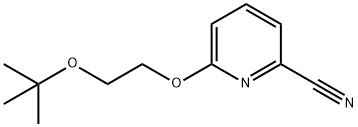 6-[2-(tert-butoxy)ethoxy]pyridine-2-carbonitrile Struktur