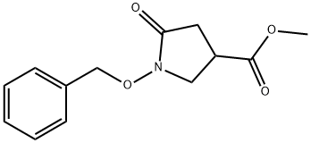 methyl 1-(benzyloxy)-5-oxopyrrolidine-3-carboxylate Struktur