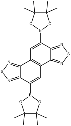 Naphtho[1,2-c:5,6-c'bis[1,2,5]thiadiazole-5,10-diboronic acid bis(pinacol) ester 98% (HPLC) Struktur