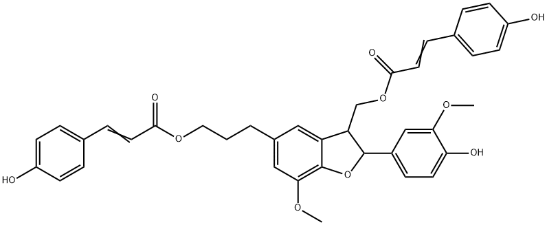 Bisdemethoxyboehmenan Struktur