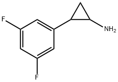 2-(3,5-Difluorophenyl)cyclopropanamine Struktur