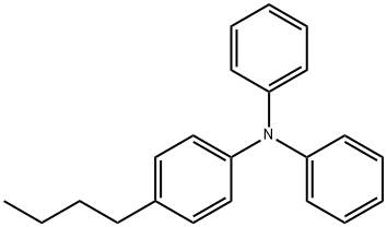 Benzenamine, 4-butyl-N,N-diphenyl- Struktur