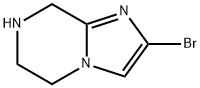 Imidazo[1,2-a]pyrazine, 2-bromo-5,6,7,8-tetrahydro- Struktur