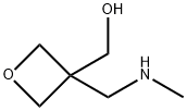 3-Oxetanemethanol, 3-[(methylamino)methyl]- Struktur