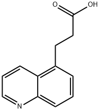 5-Quinolinepropanoic acid Struktur