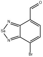 2,1,3-Benzoselenadiazole-4-carboxaldehyde, 7-bromo- Struktur