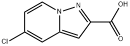 5-chloropyrazolo[1,5-a]pyridine-2-carboxylic Acid Struktur