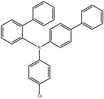 [1,1'-Biphenyl]-4-amine, N-[1,1'-biphenyl]-2-yl-N-(4-chlorophenyl)- Struktur