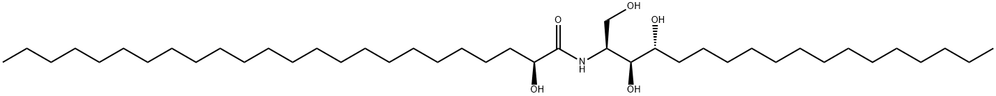 C24 (2’(S)-hydroxy) Phytoceramide (t18:0/24:0) Struktur