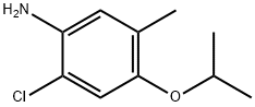 Benzenamine, 2-chloro-5-methyl-4-(1-methylethoxy)- Struktur