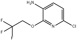 3-Pyridinamine, 6-chloro-2-(2,2,2-trifluoroethoxy)- Struktur