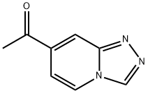 1-{[1,2,4]triazolo[4,3-a]pyridin-7-yl}ethan-1-one Struktur