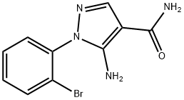 5-氨基-1-(2-溴苯基)-1H-吡唑-4-甲酰胺, 1552887-22-5, 結(jié)構(gòu)式