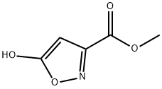 3-Isoxazolecarboxylic acid, 5-hydroxy-, methyl ester Struktur