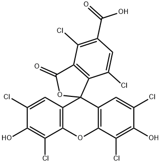 六氯-5-羧基熒光素, 155911-15-2, 結(jié)構(gòu)式