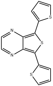 Thieno[3,4-b]pyrazine, 5,7-di-2-thienyl- Struktur